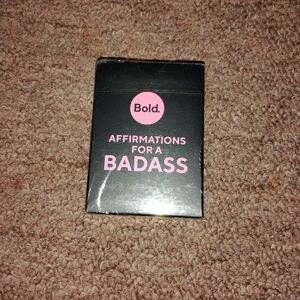 Bold Badass Affirmations Cards Daily Motivational And Inspirational Card